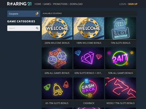 roaring 21 casino free chip